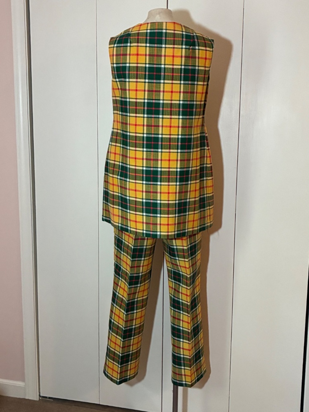 Phil Jacobs 60s-70s Mod MCM Vintage Maternity 2 piece coordinate set Sz 10 - Picture 4 of 8